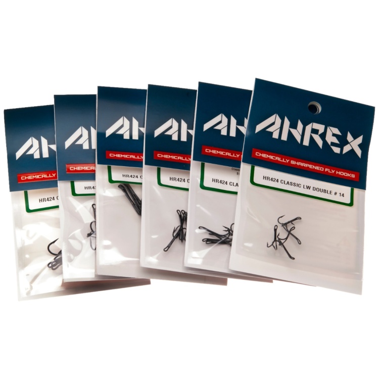 Ahrex Hr424 Classic Low Water Double #14 Salmon Fly Tying Hooks